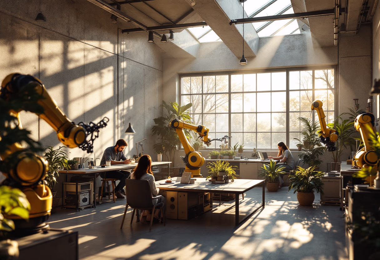 image of workspace environment (for ai robotics and automation)