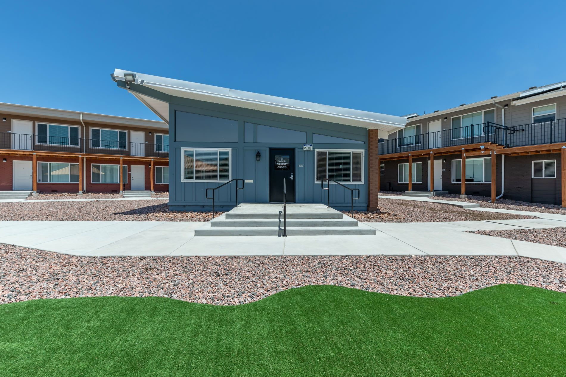 Leasing office exterior