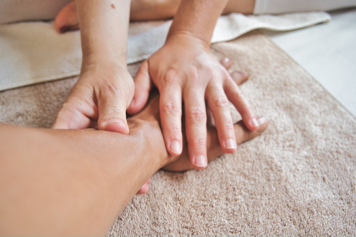 Massage des mains
