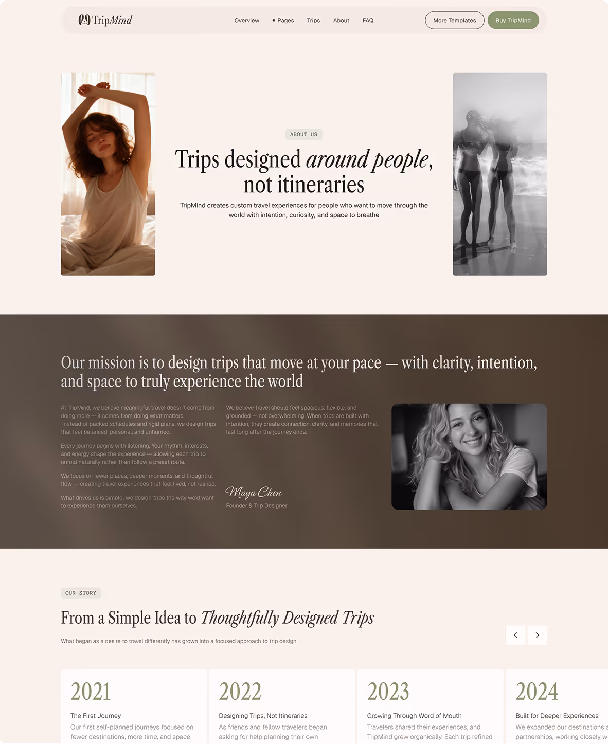 Travel studios & Custom trip Webflow Template
