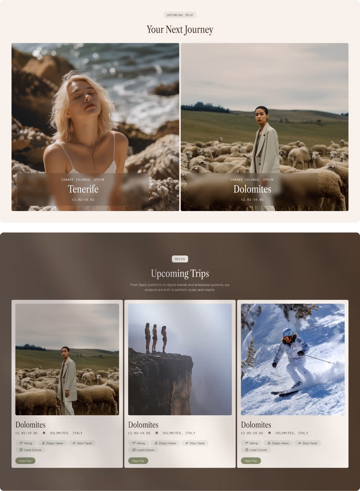 Travel studios & Custom trip Webflow Template