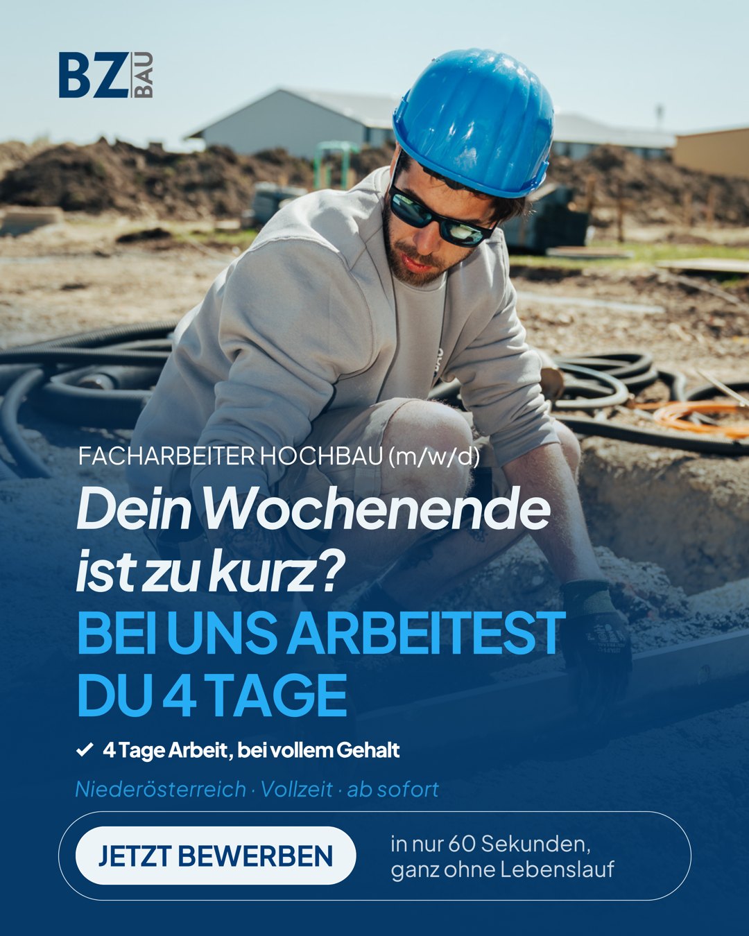 Stellenanzeige eines Partnerunternehmens im Feed