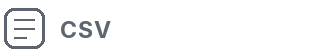 CSV file format