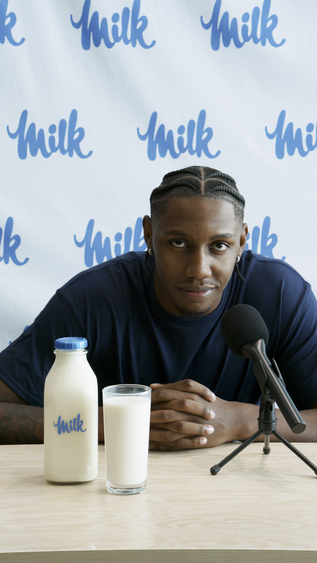 RJ Barrett photographed for a Dairy Farmers of Ontario campaign