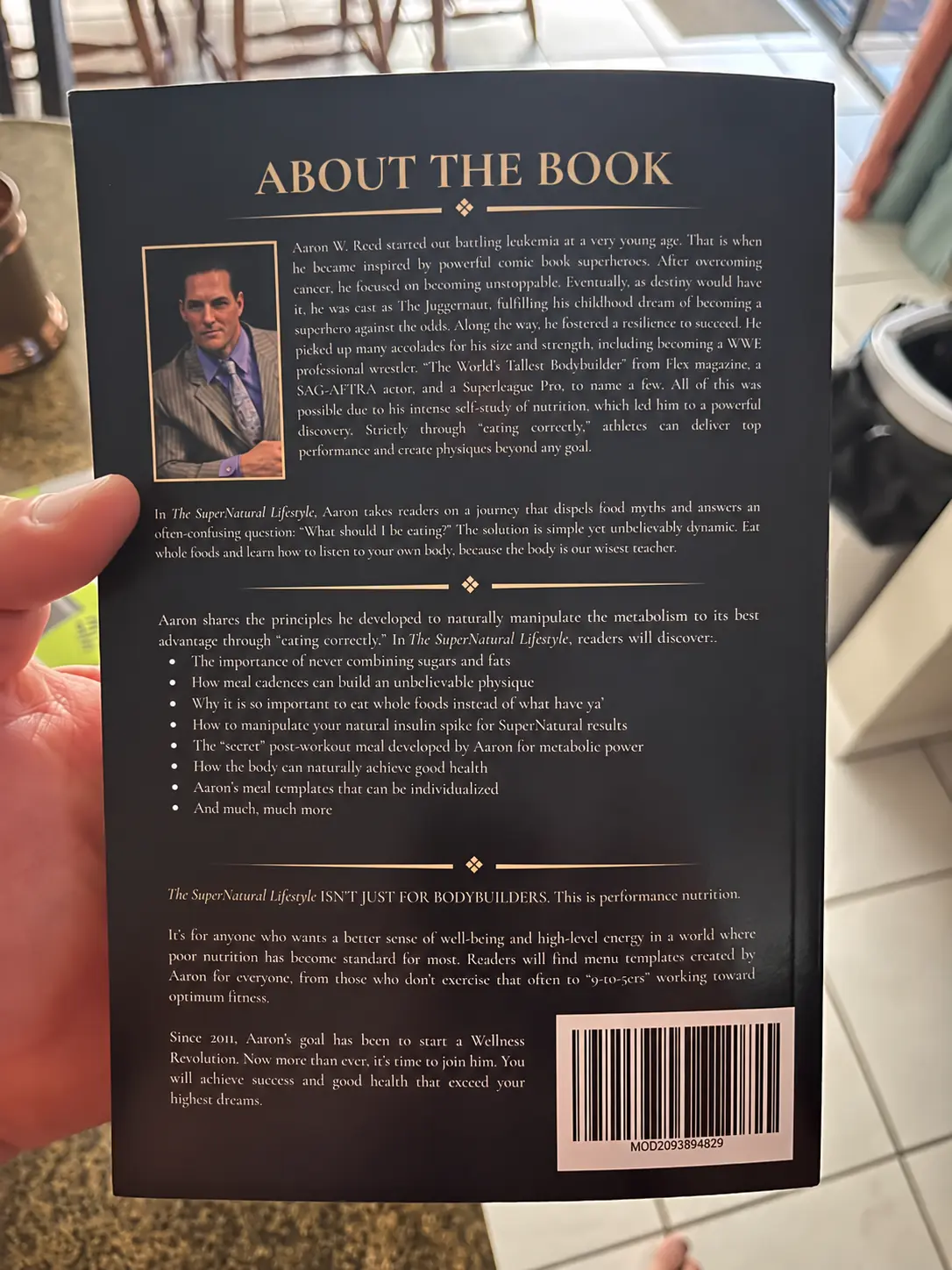 Back Cover of The SuperNatural Lifestyle