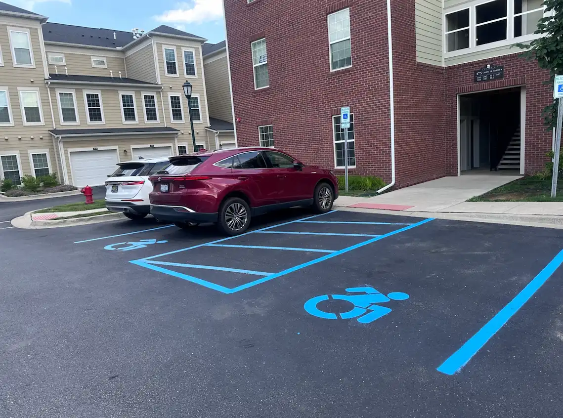 Uptown Apartments ADA parking marking