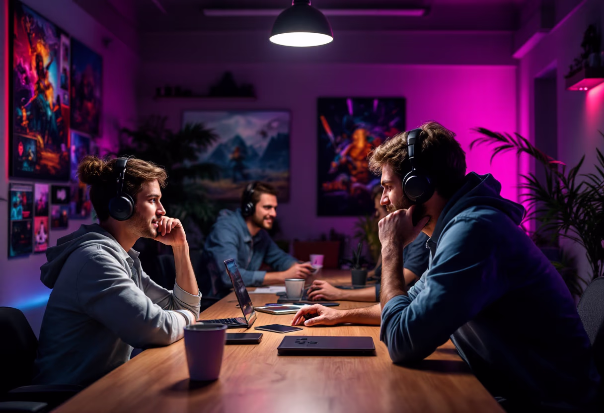 image of office space (for a game development company)