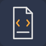 Document with code brackets