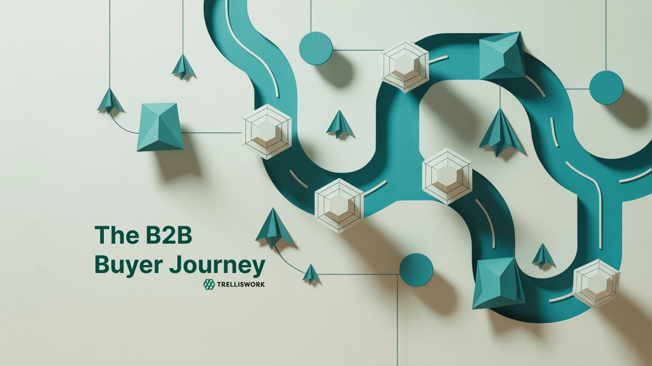 buyer journey diagram concept
