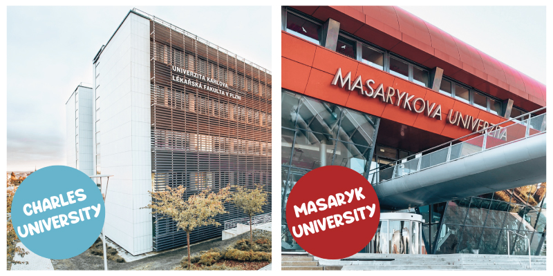 Charles University und Masaryk University