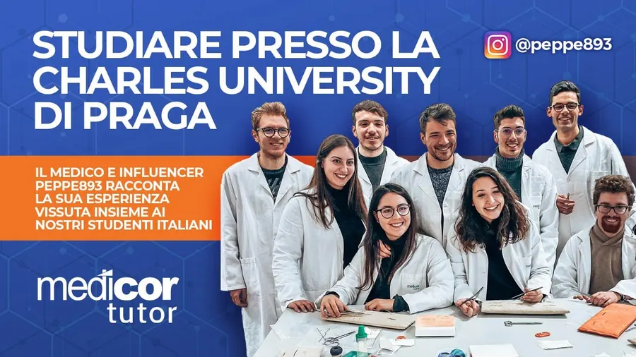 The doctor and influencer Peppe893 - Experience at the Charles University of Prague