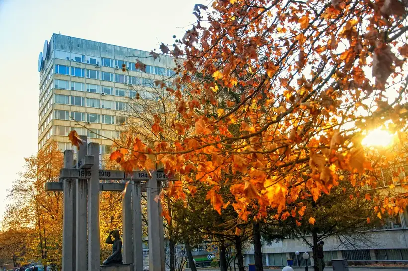 An autumn view over Sofia