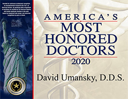 America's Most Honored Doctors award 2020