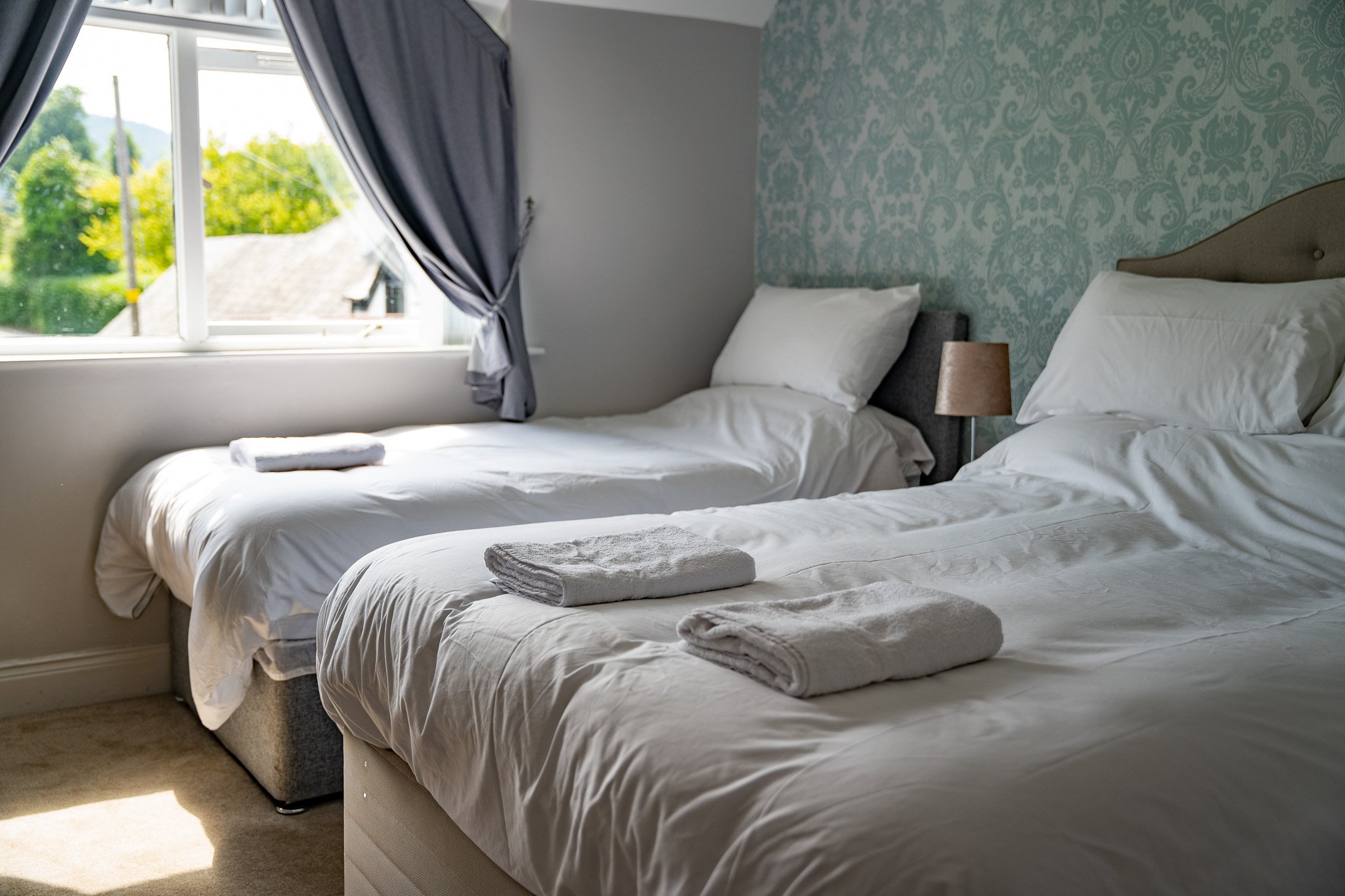 Room 4 at The Briers, a king room with a private bathroom and bath