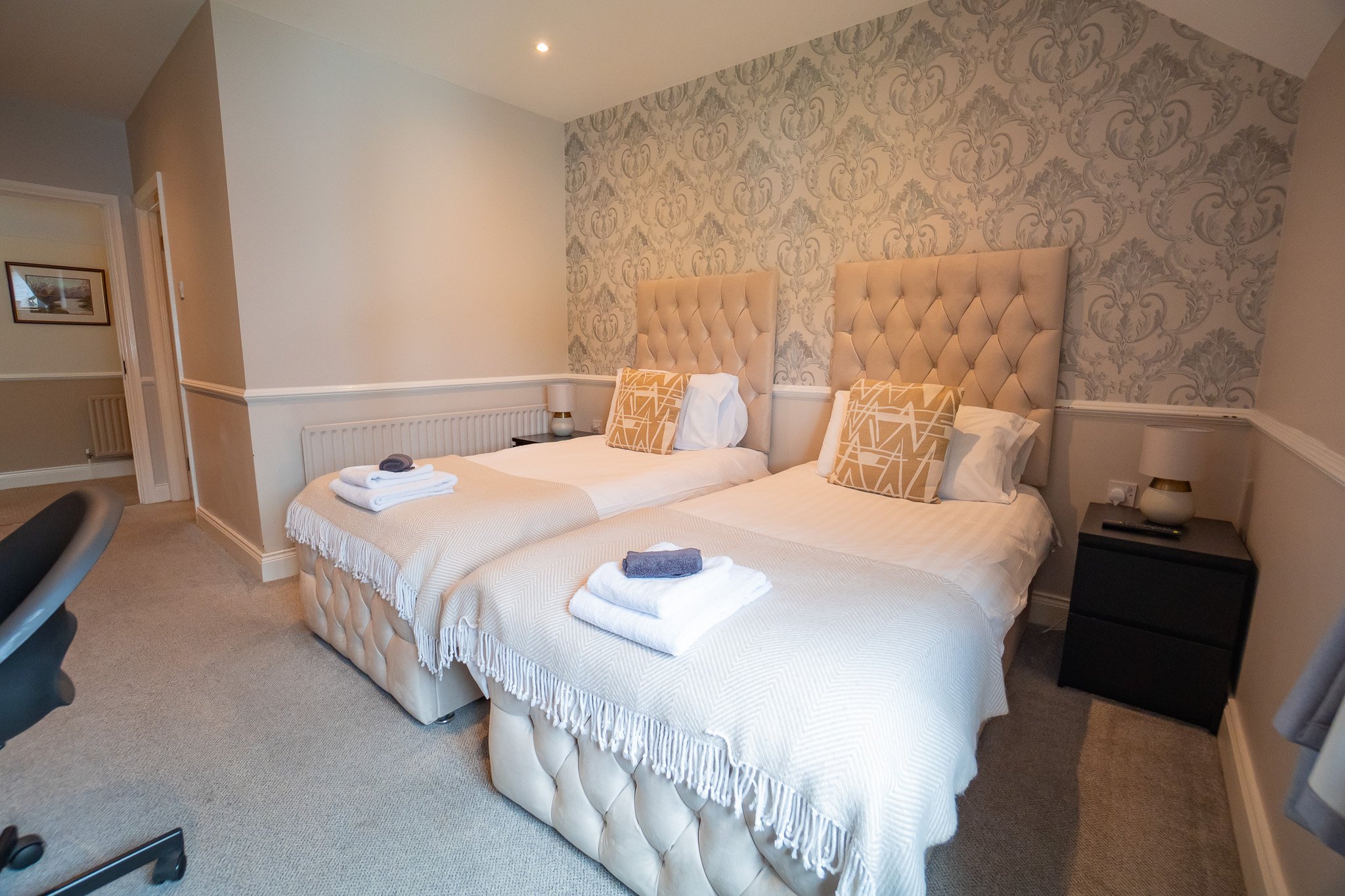 Room 6 at The Briers, a family room with a private bathroom and bath