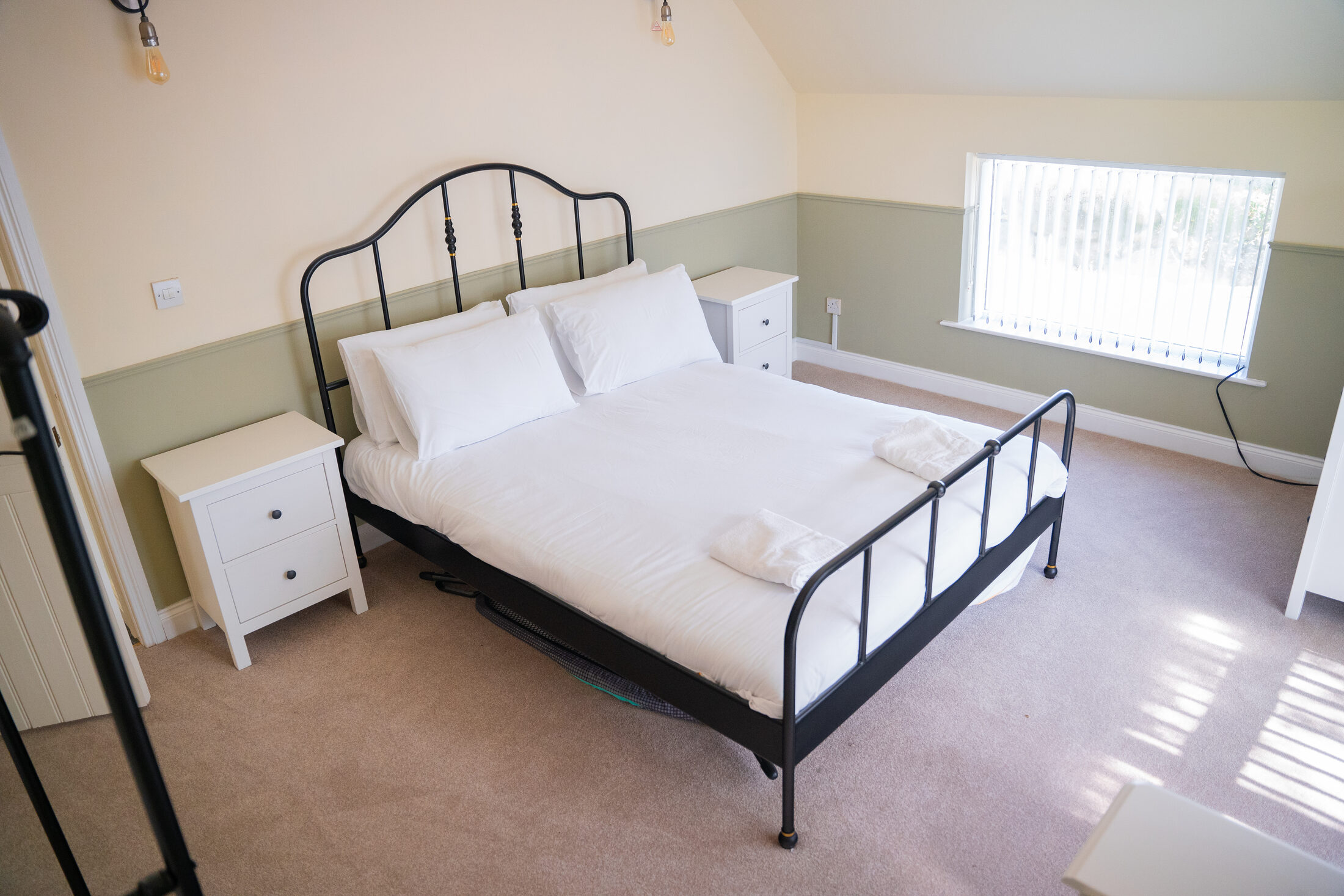 A double bedroom in the cottage at The Briers