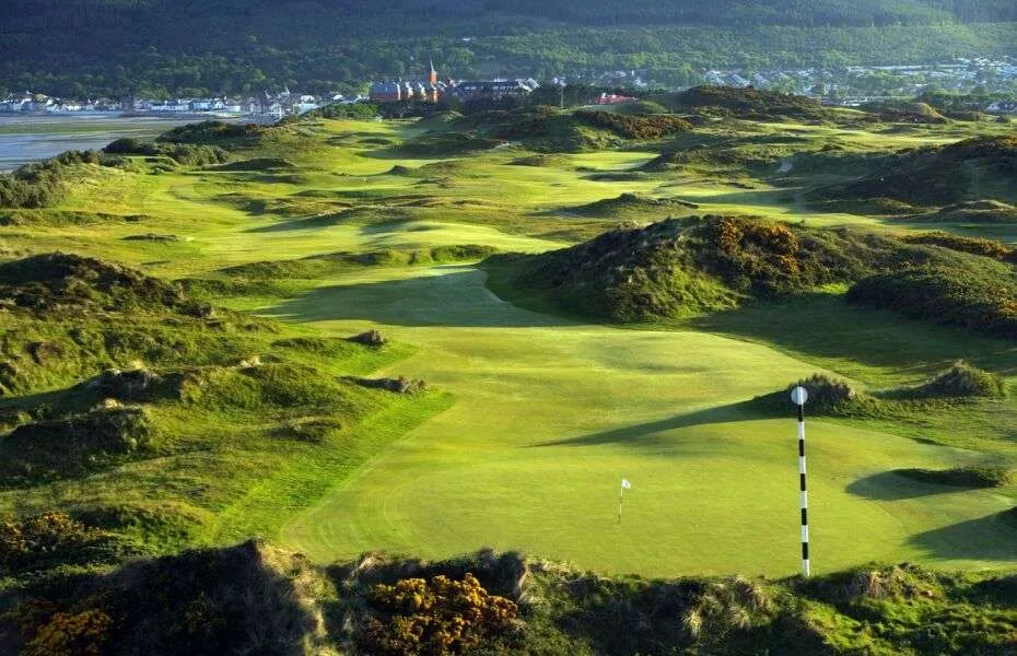 Royal County Down golf links, five minutes from The Briers