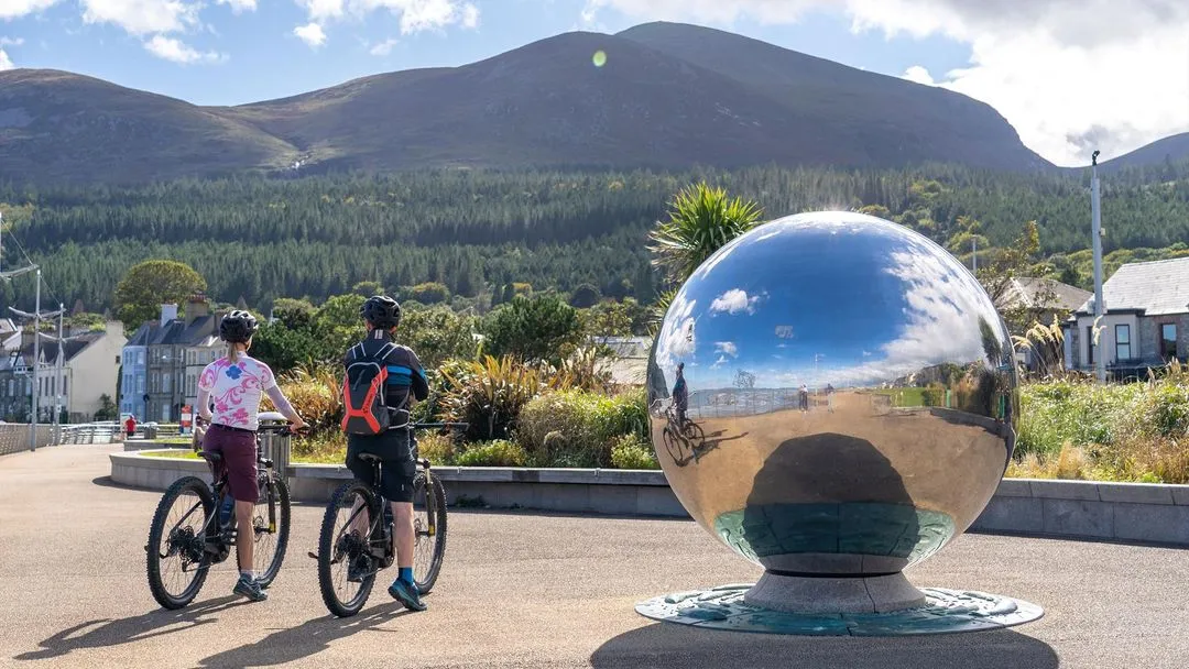 Mountain biking trails in the Mournes near Newcastle