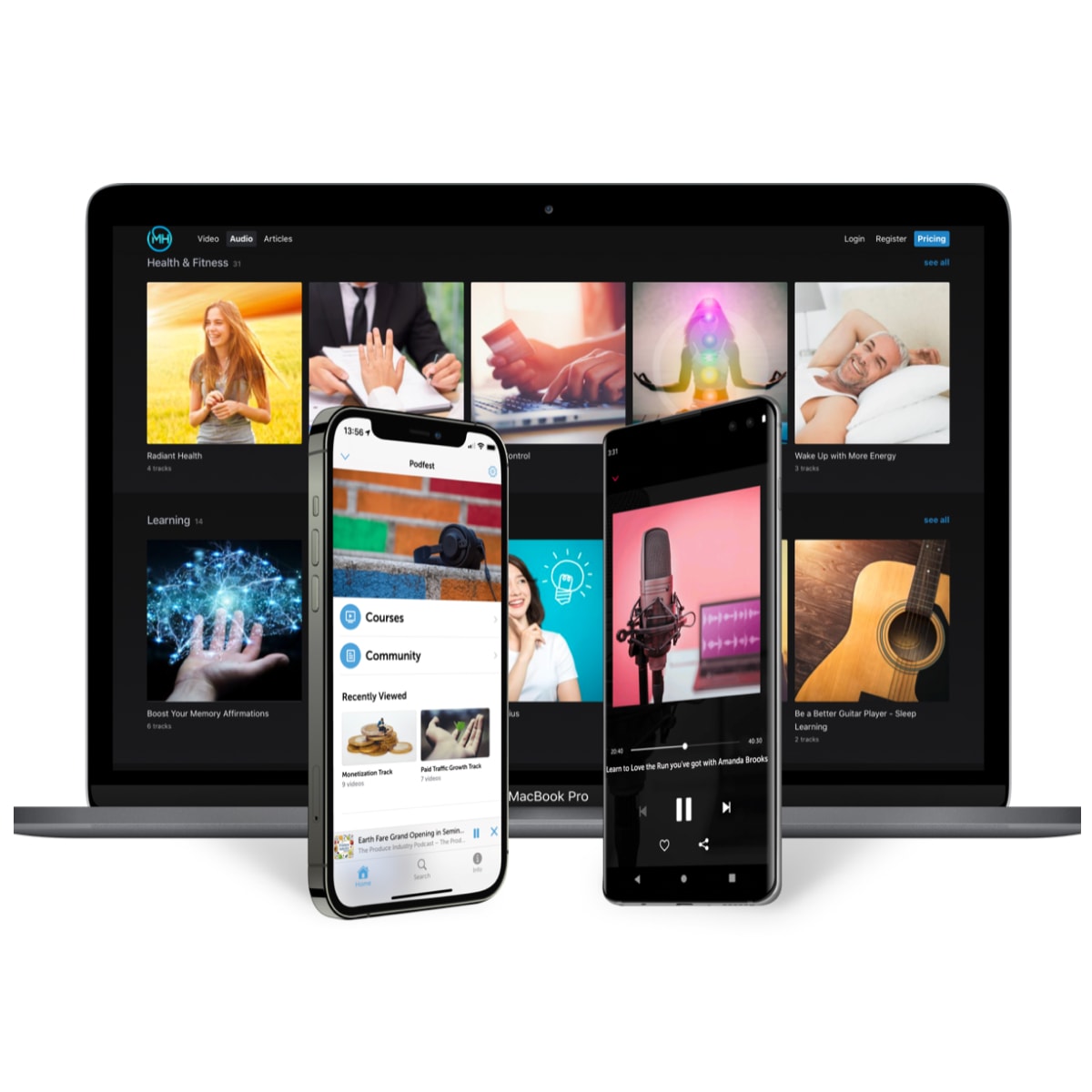 supapass content repurposed into website and mobile apps