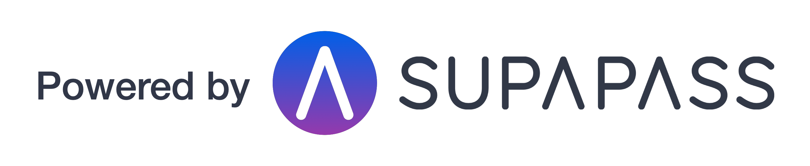 Powered by SupaPass badge on white
