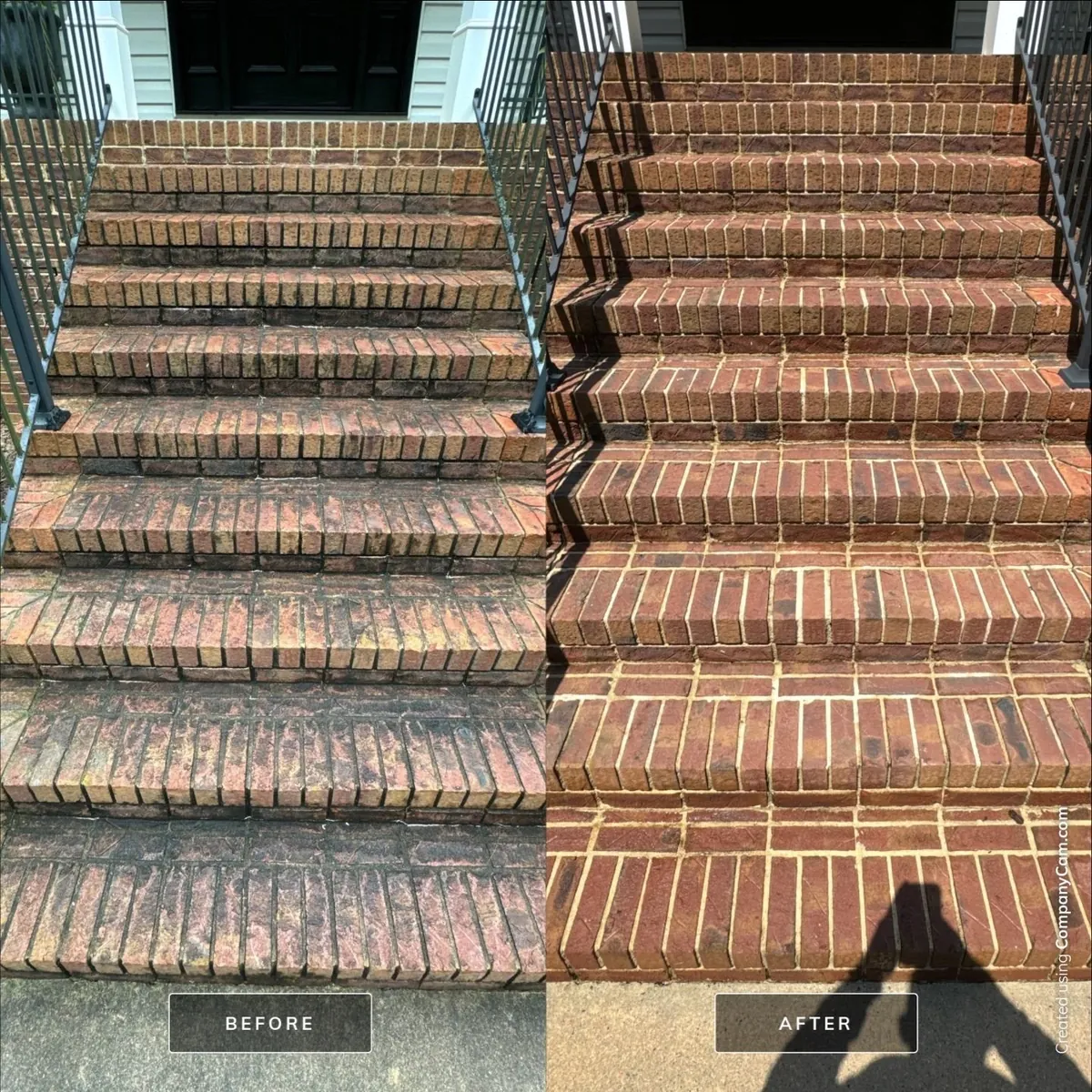 5 Star Brick Stairway Cleaning in Lexington NC 27295