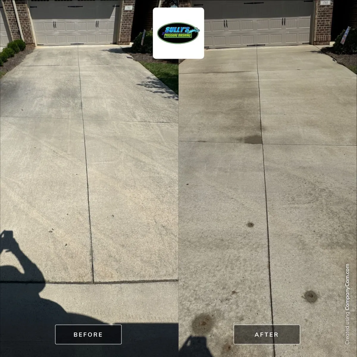 5 Star Concrete Driveway Cleaning in Winston-Salem NC 27127