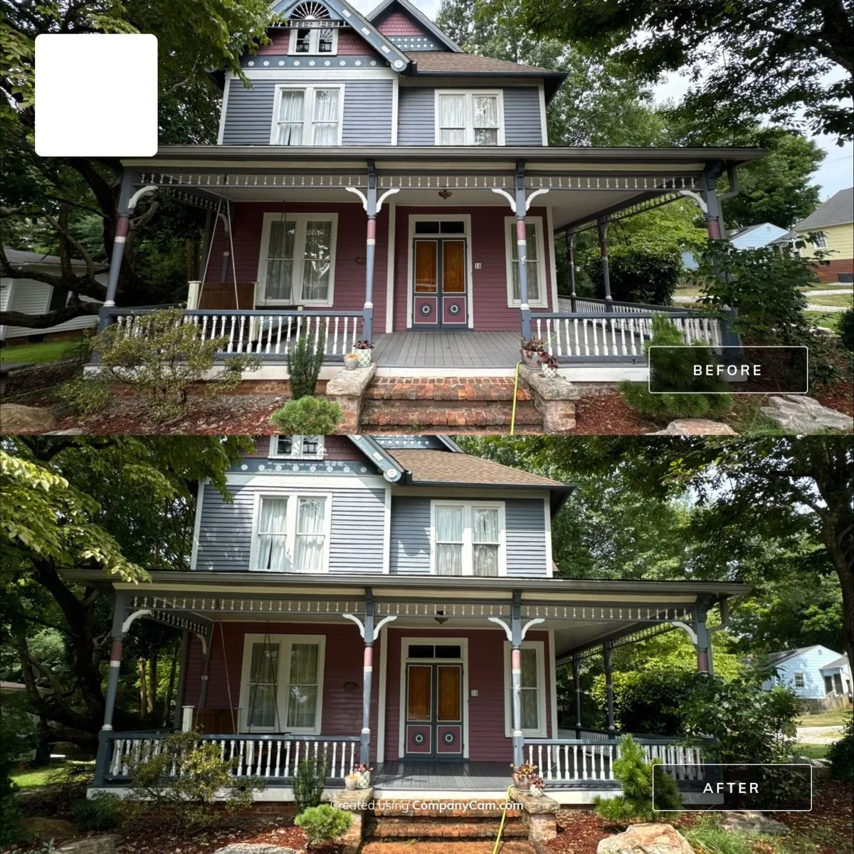 5 Star Historic House Exterior Washing in Winston-Salem NC