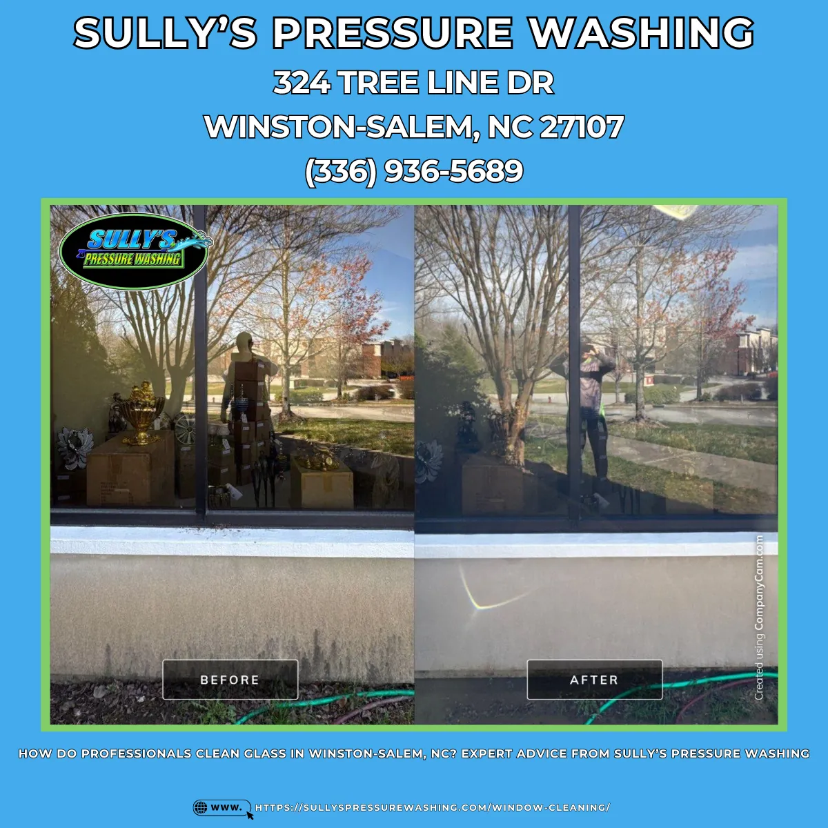 How Do Professionals Clean Glass in Winston-Salem, NC? Expert Advice From Sully's Pressure Washing