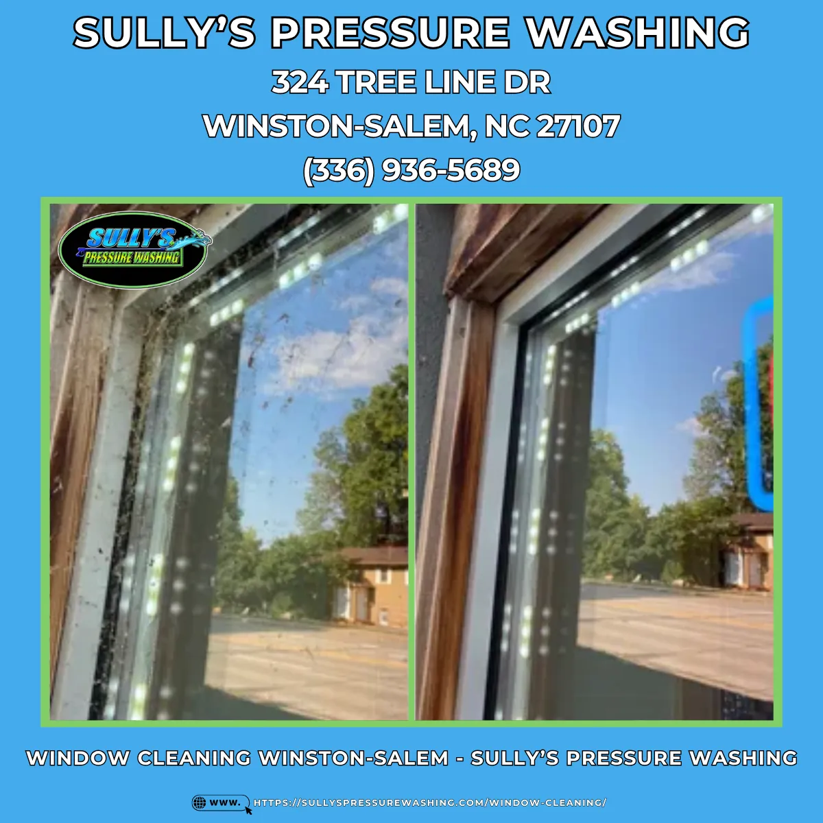 Window Cleaning Winston-Salem - Sully's Pressure Washing