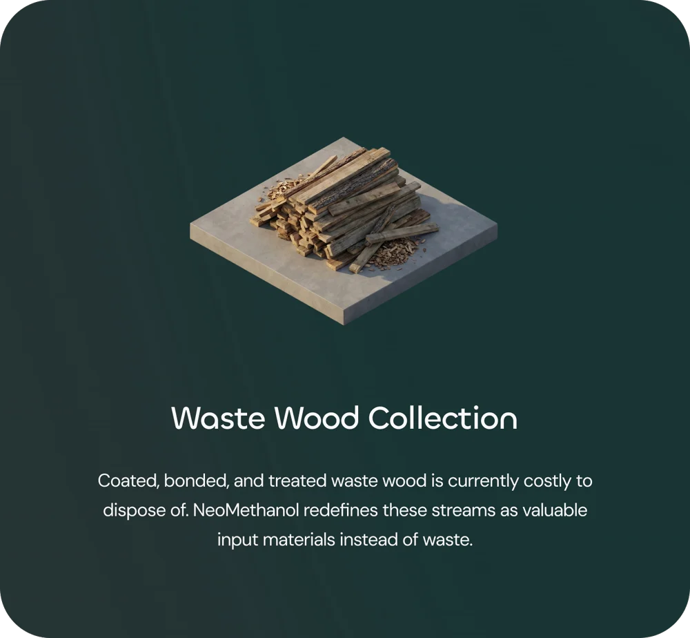 Waste Wood Collection: Beschichtetes, verleimtes und behandeltes Altholz wird zum Rohstoff statt zum Abfall.