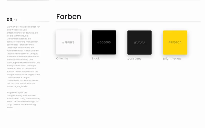 Styleguide Chiemsee Car Culture: Farbpalette