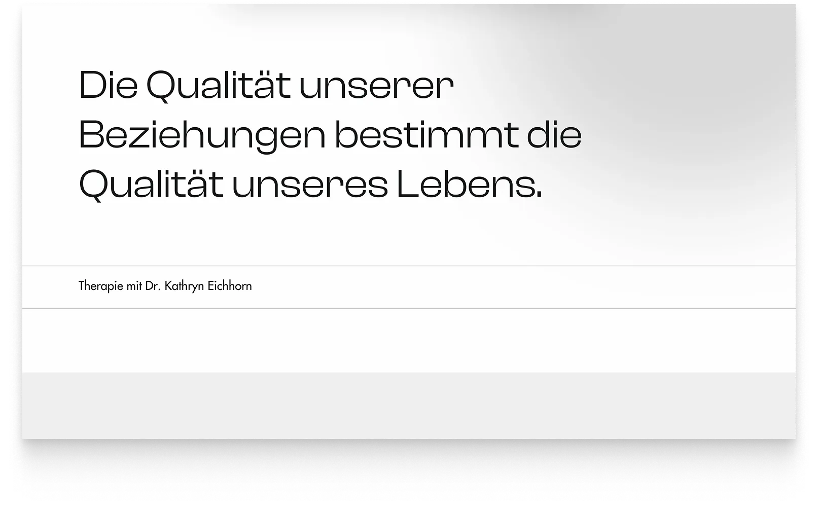 Weiterverfolgte Design-Variante im Designprozess von Dr. Kathryn Eichhorn