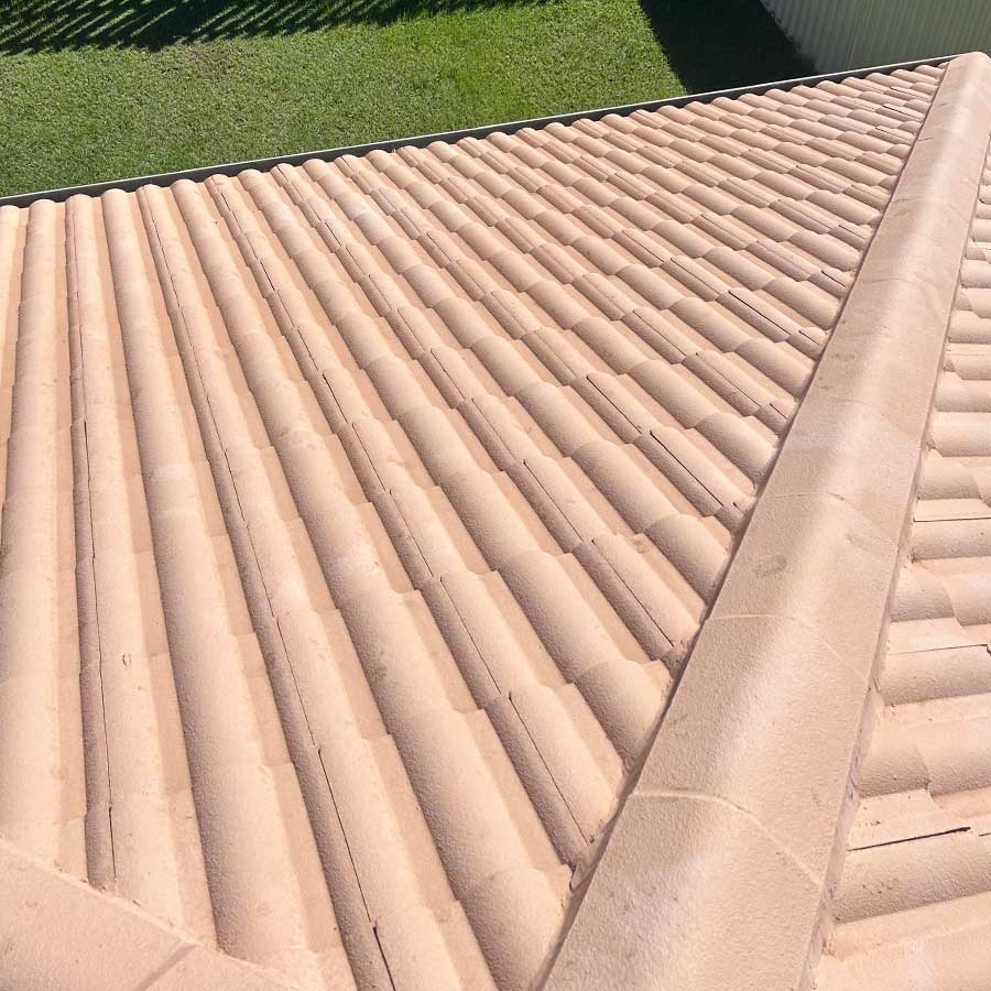 The same roof after a Posh Wash roof clean