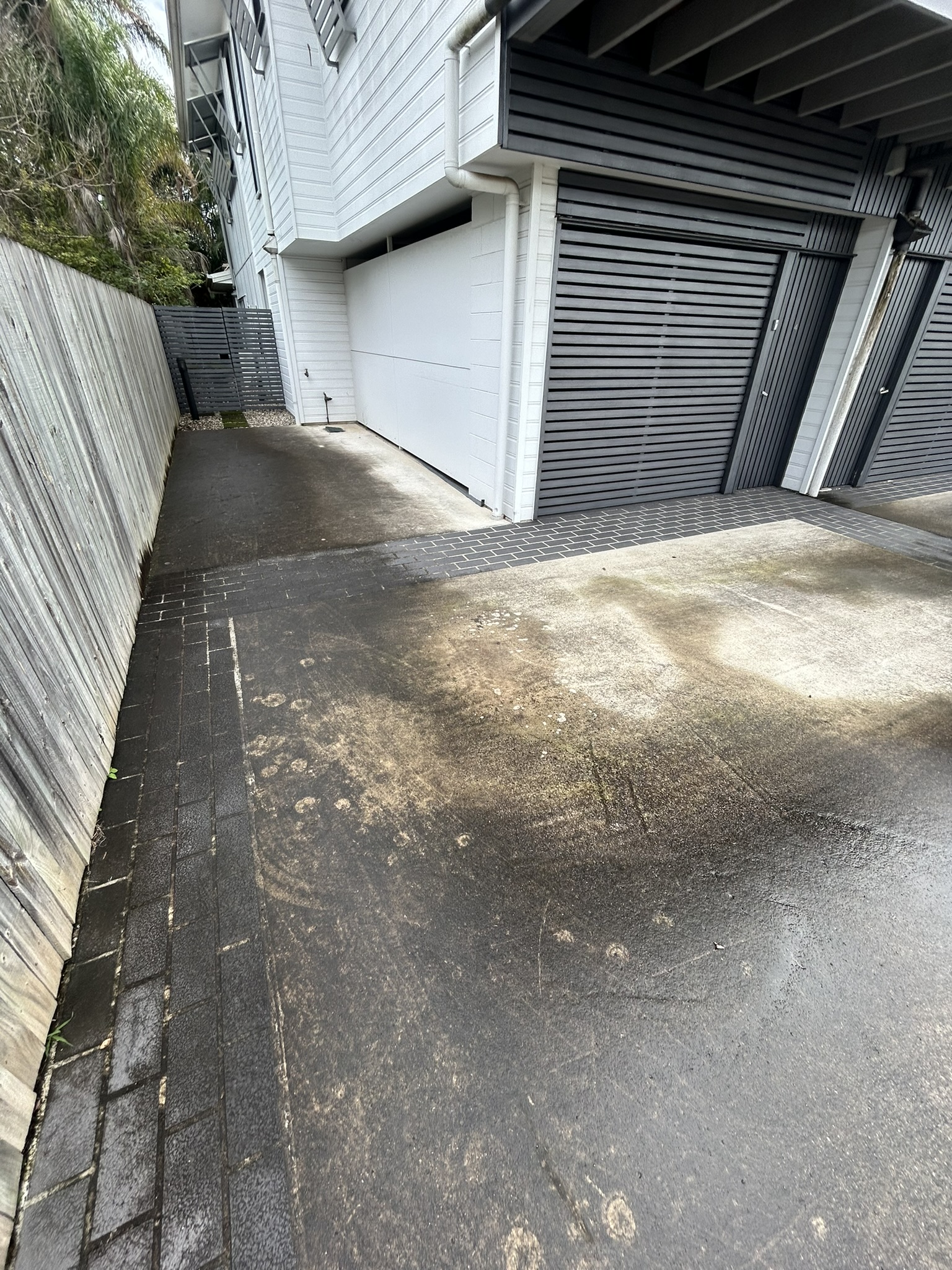 Common areas at a Corinda strata property before cleaning