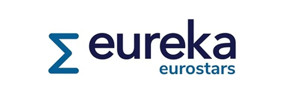The Eureka Eurostars logo with a blue Sigma symbol followed by the word 'eureka' in dark blue and 'eurostars' in smaller blue letters underneath.