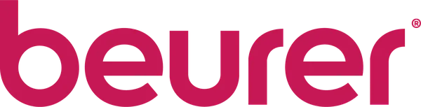 Beurer brand logo in bold red lowercase letters.