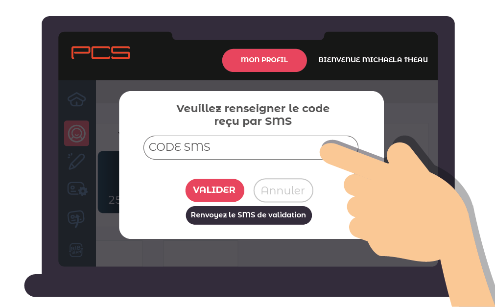 Card number display