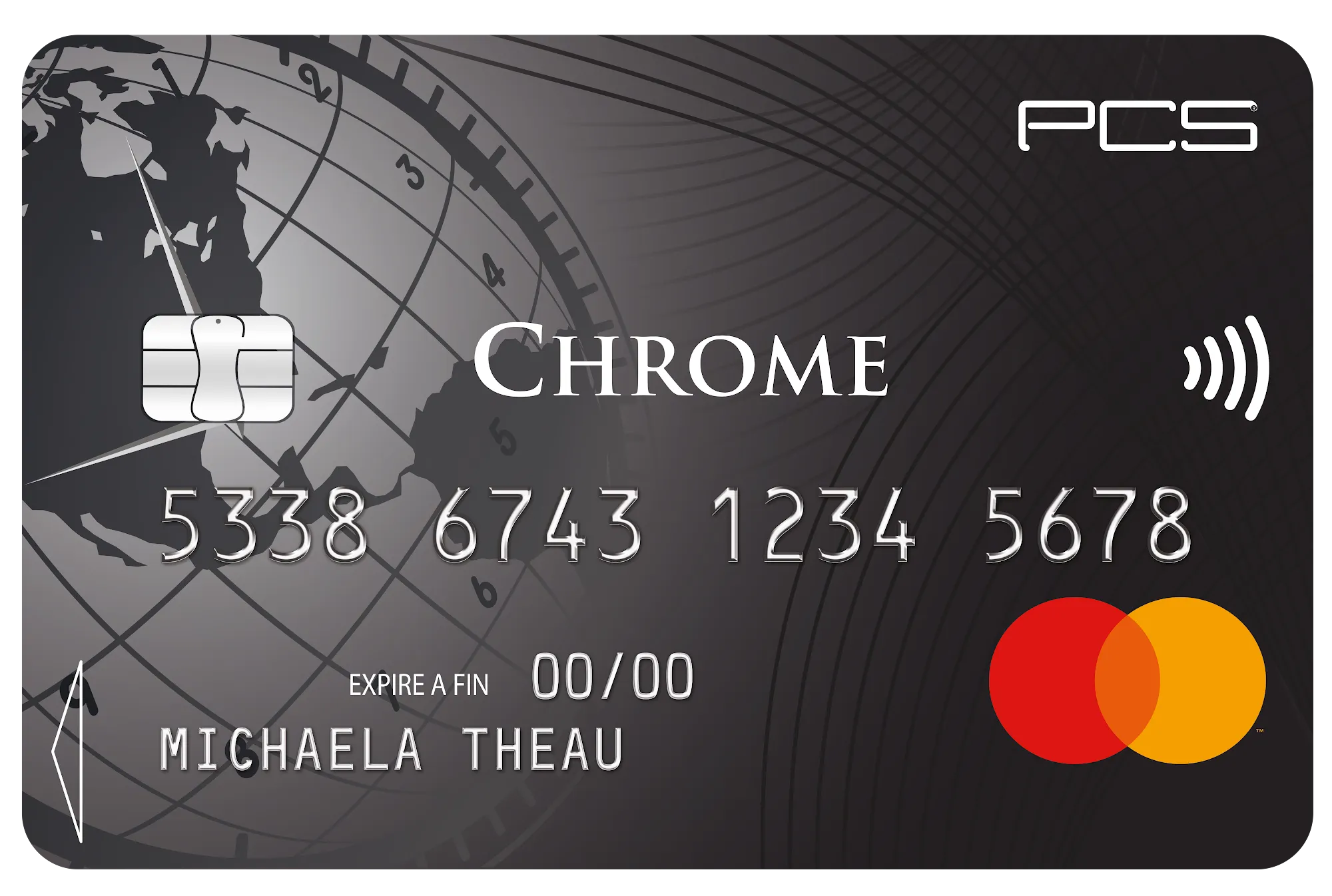 Carte PCS Chrome