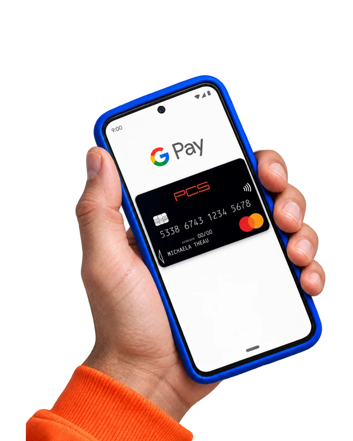 Paiement Google Pay avec la carte PCS