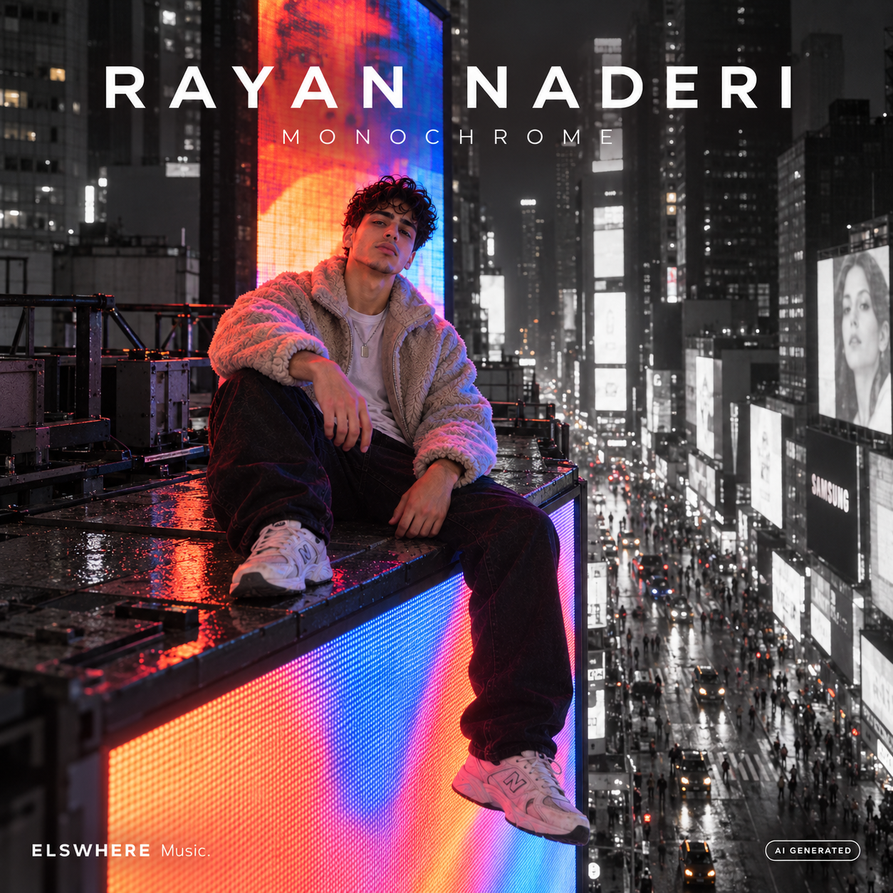 MONOCHROME cover artwork by Rayan Naderi