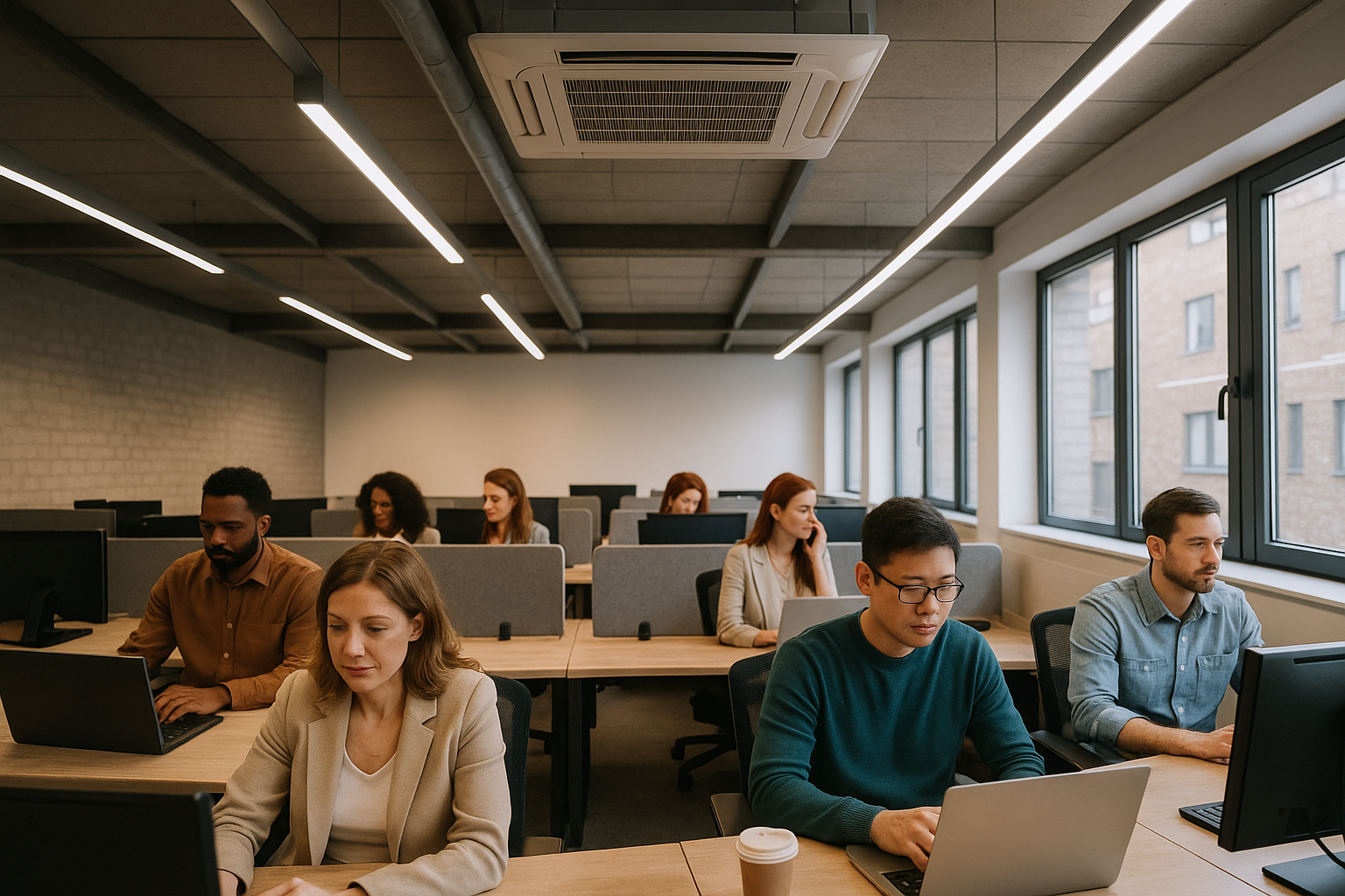 Open office with AC in Guildford