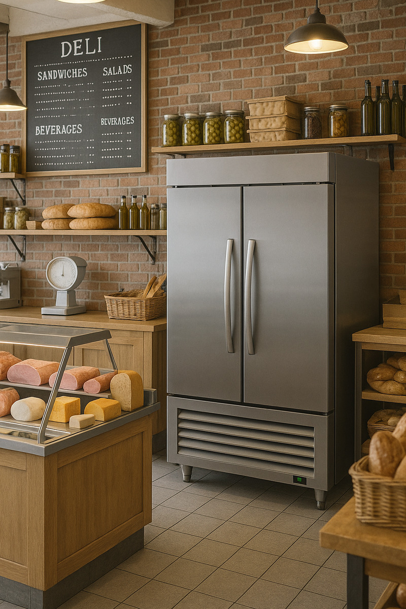 Commercial fridge in a kitchen in Chichester