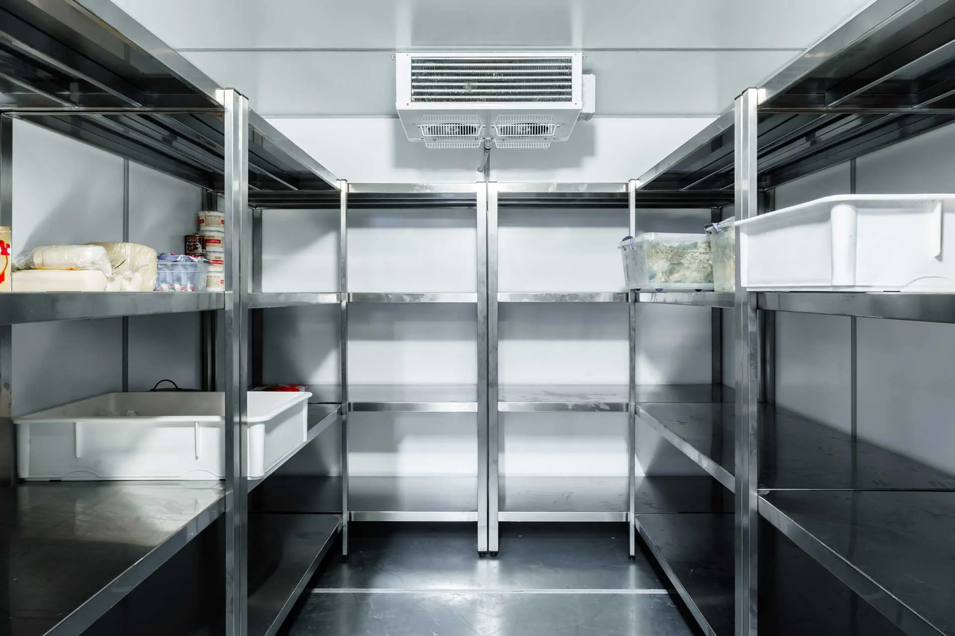 A cold store room