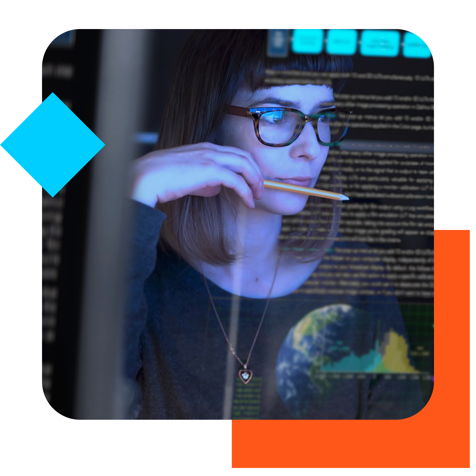 A qualified participant completing an open-ended AI evaluation task