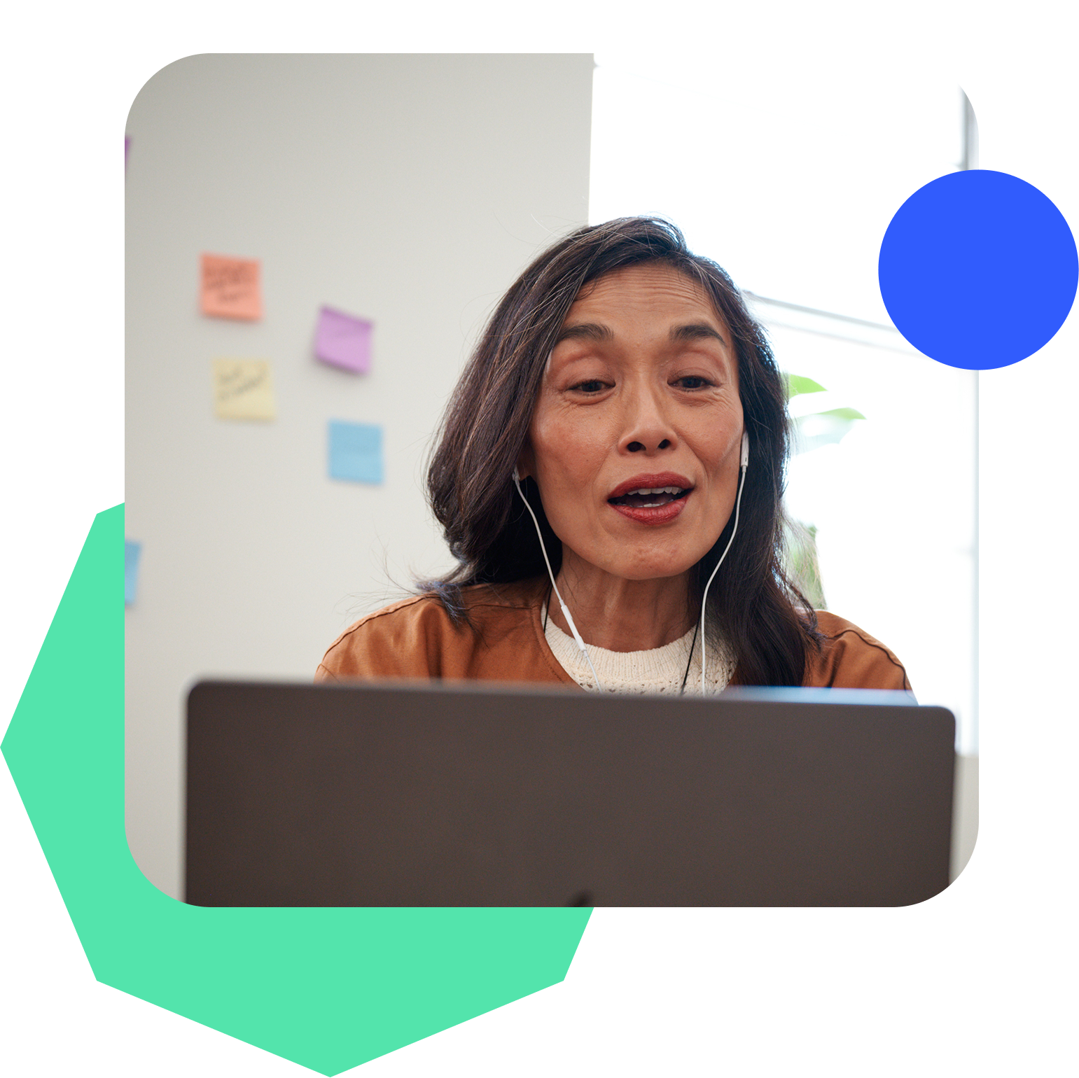 A participant reviewing consent before a recorded study begins