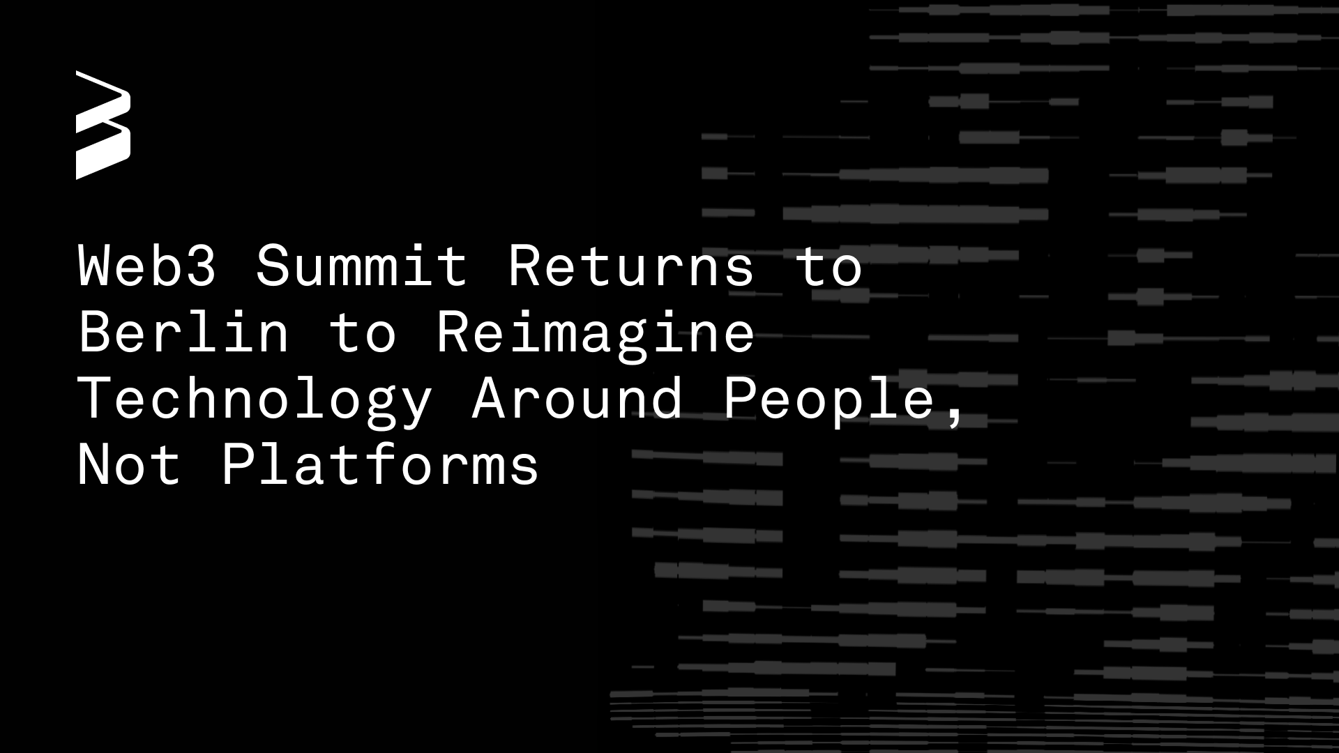 Web3 Summit Returns to Berlin to Reimagine Technology Around People, Not Platforms