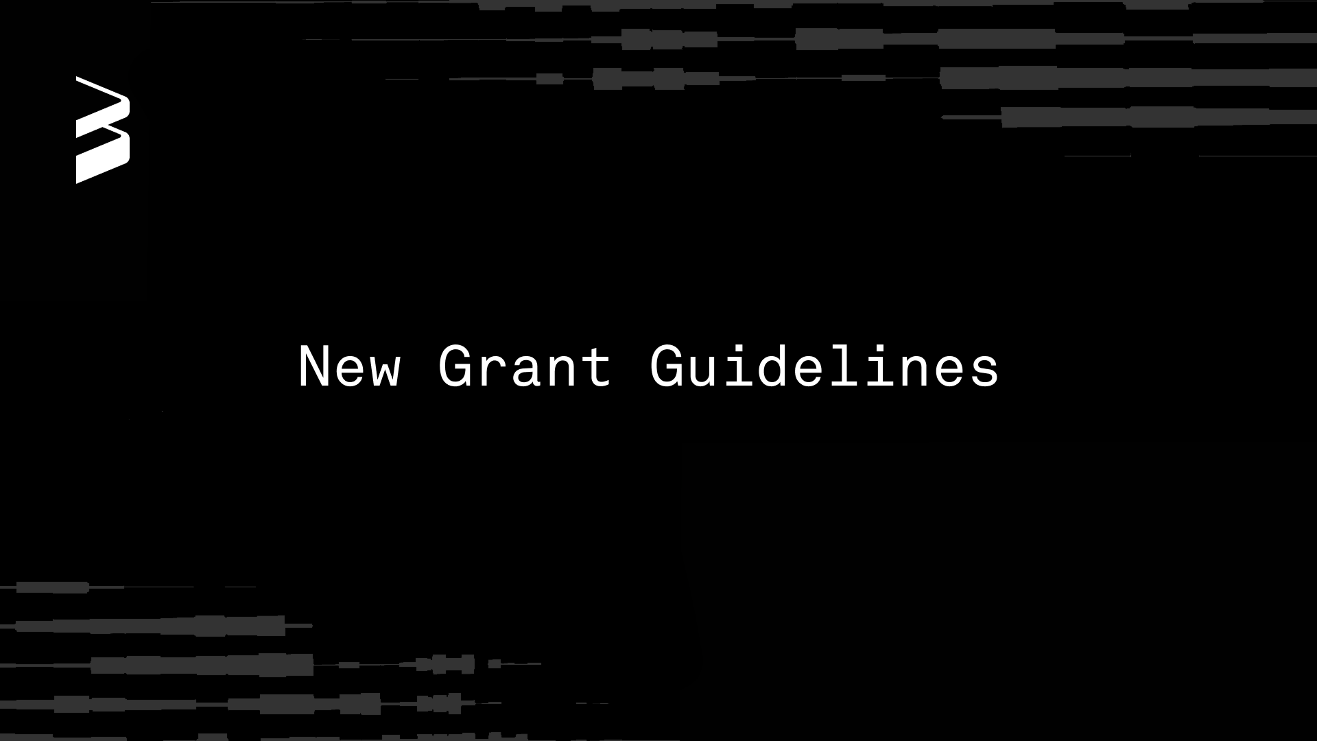 New Grant Guidelines