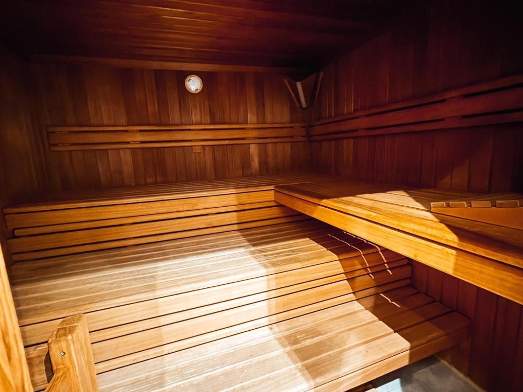 Finnische Sauna von innen