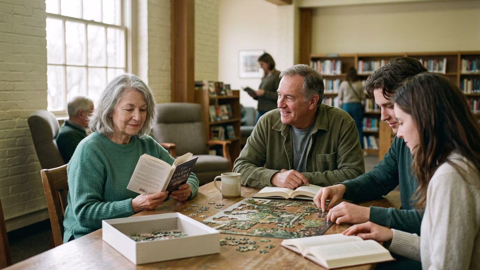Reading, Socializing and Doing Puzzles Can Help Preserve Cognitive Health