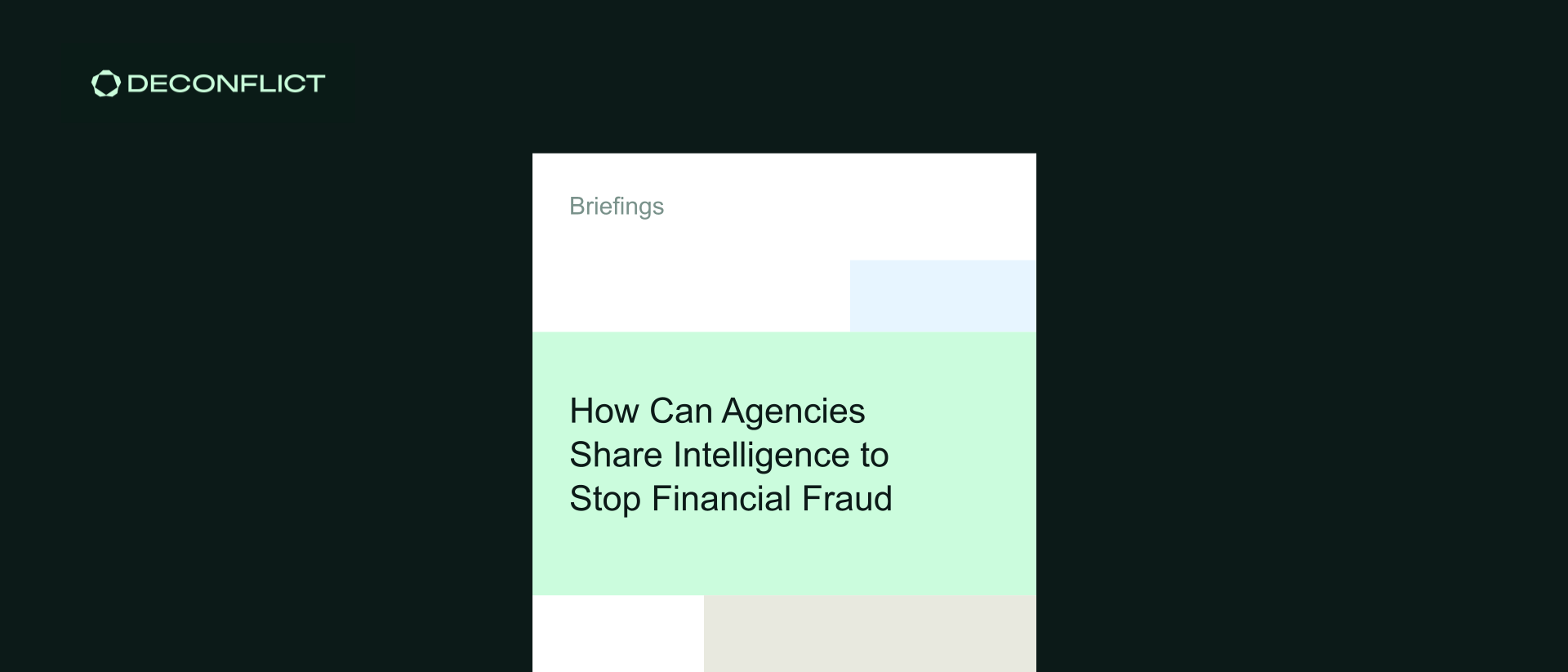 How Can Agencies Share Intelligence to Stop Financial Fraud